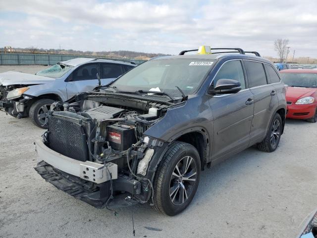 5TDJKRFH5GS283177 - 2016 TOYOTA HIGHLANDER XLE 灰色 照片 1