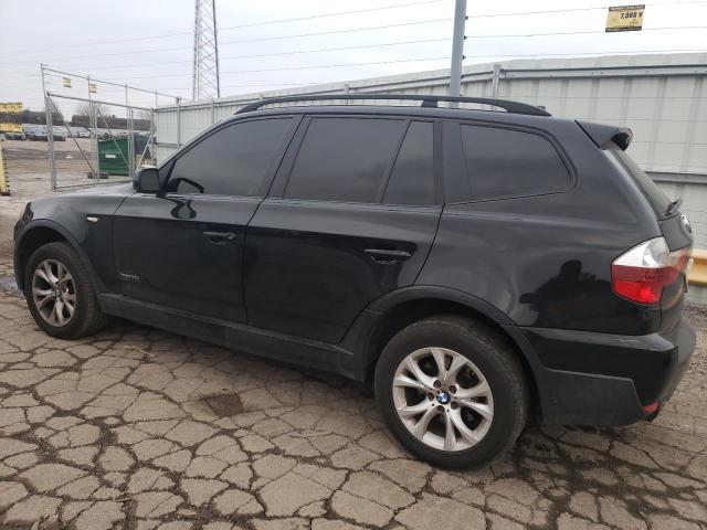 WBXPC93449WJ24679 - 2009 BMW X3 XDRIVE30I BLACK photo 2