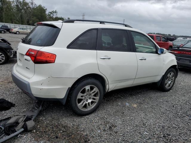 2HNYD28249H524196 - 2009 ACURA MDX WHITE photo 3