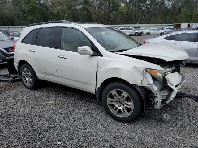 2HNYD28249H524196 - 2009 ACURA MDX WHITE photo 4