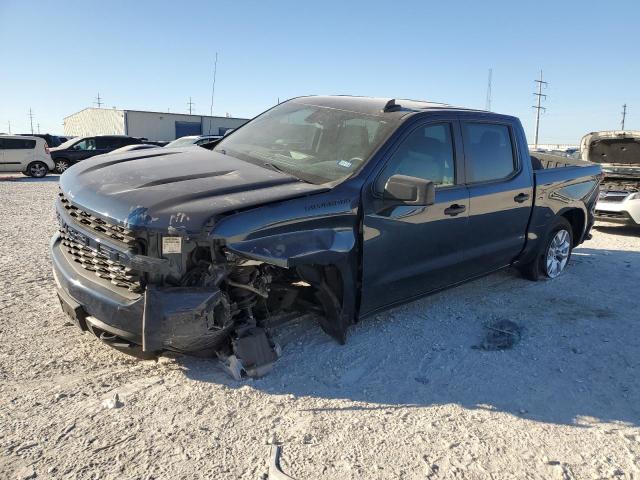 3GCPWBEK4NG186762 - 2022 CHEVROLET SILVERADO BLUE photo 1