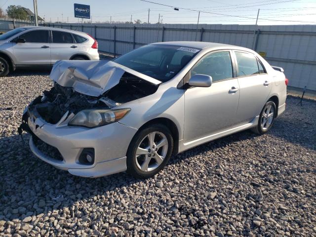 5YFBU4EE6DP145547 - 2013 TOYOTA COROLLA BASE SILVER photo 1