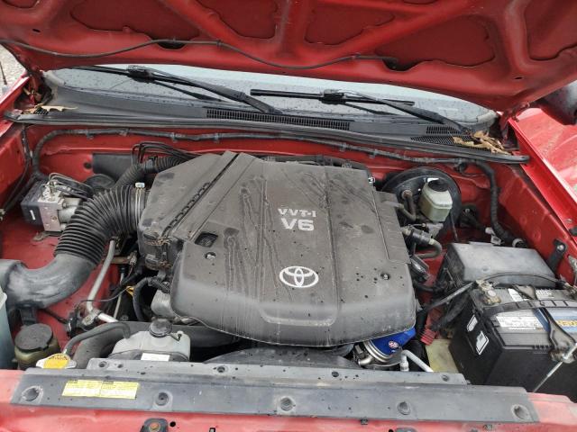 5TELU42NX6Z252851 - 2006 TOYOTA TACOMA DOUBLE CAB 红色 照片 11