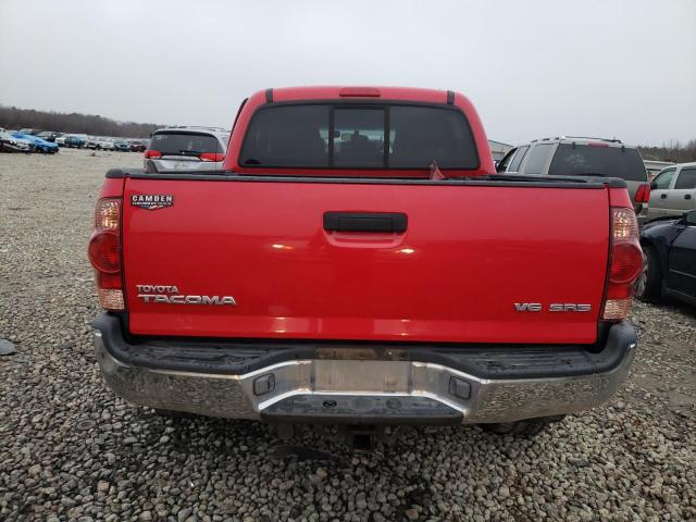 5TELU42NX6Z252851 - 2006 TOYOTA TACOMA DOUBLE CAB 红色 照片 6