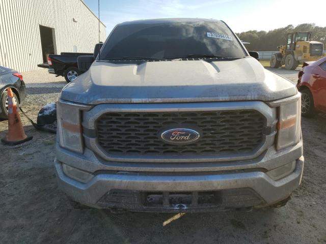 1FTEW1EP7NKD18533 - 2022 FORD F150 SUPERCREW SILVER photo 5