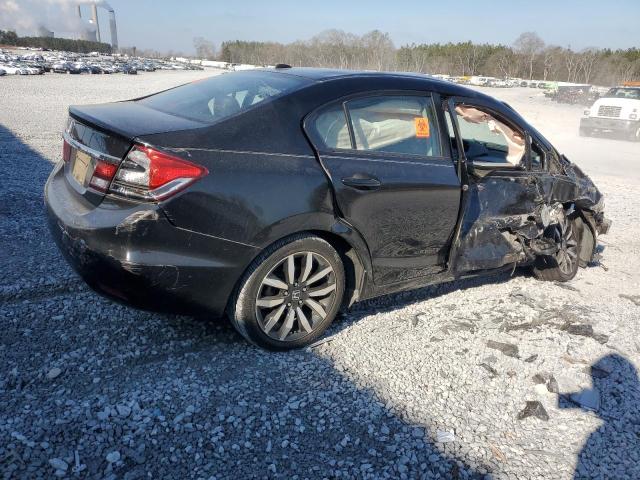 19XFB2F93FE235658 - 2015 HONDA CIVIC EXL Սև լուսանկար 3