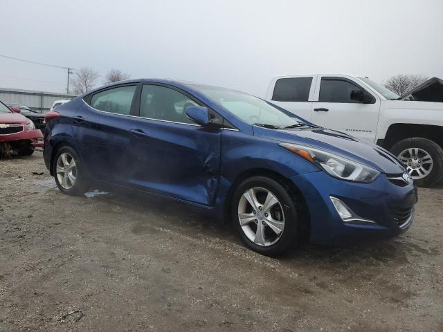 5NPDH4AE8GH791452 - 2016 HYUNDAI ELANTRA SE BLUE photo 4