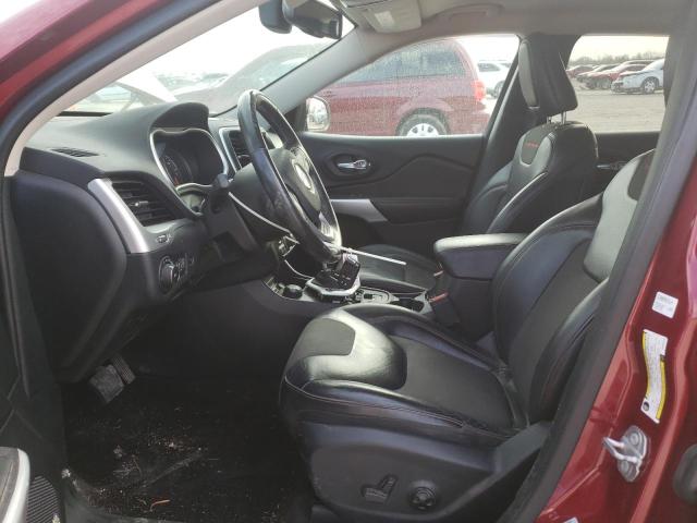 1C4PJMBS6HW645343 - 2017 JEEP CHEROKEE TRAILHAWK წითელი ფოტო 7