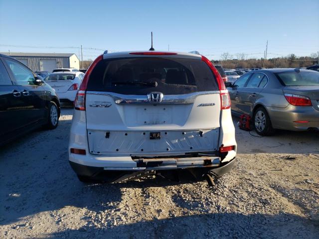 5J6RM4H70FL043887 - 2015 HONDA CR-V EXL WHITE photo 6