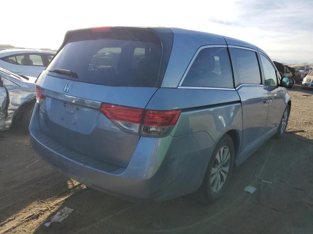 5FNRL5H47EB044105 - 2014 HONDA ODYSSEY EX BLUE photo 3