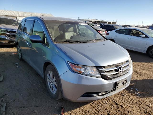 5FNRL5H47EB044105 - 2014 HONDA ODYSSEY EX BLUE photo 4