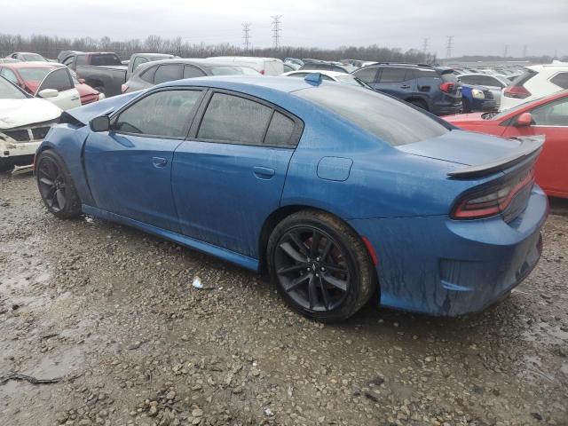 2C3CDXHG6NH114636 - 2022 DODGE CHARGER GT BLUE photo 2