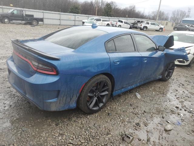 2C3CDXHG6NH114636 - 2022 DODGE CHARGER GT BLUE photo 3