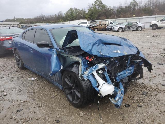 2C3CDXHG6NH114636 - 2022 DODGE CHARGER GT BLUE photo 4