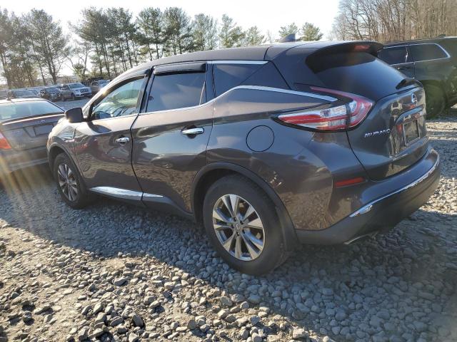 5N1AZ2MH6HN181282 - 2017 NISSAN MURANO S BROWN photo 2