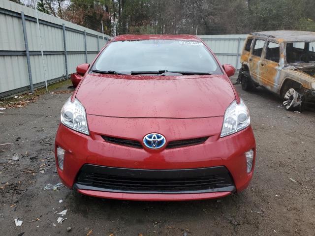 JTDKN3DU3F0430770 - 2015 TOYOTA PRIUS RED photo 5