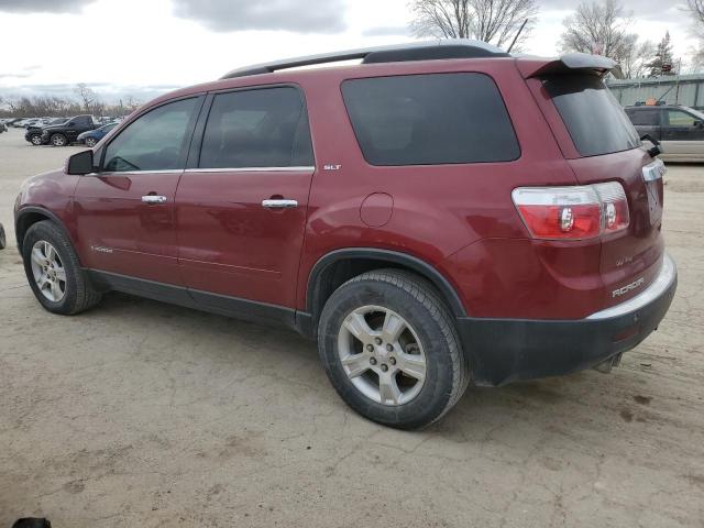 1GKEV33768J218469 - 2008 GMC ACADIA SLT-2 RED photo 2