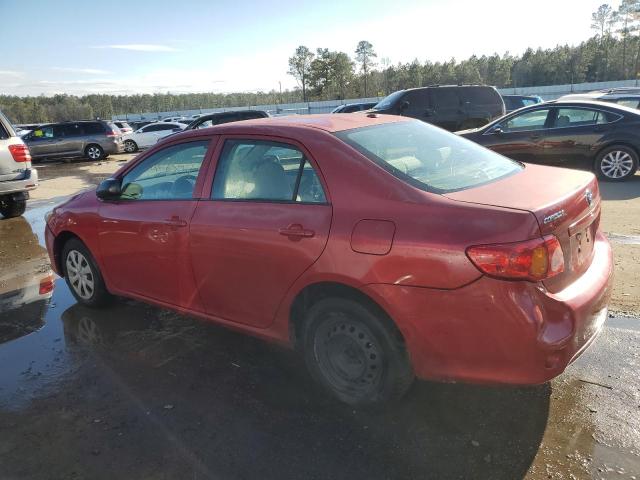 1NXBU4EE2AZ213224 - 2010 TOYOTA COROLLA BASE RED photo 2