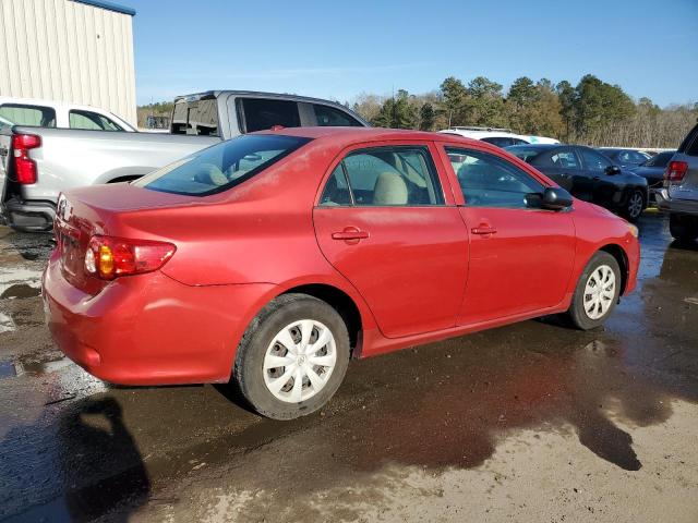 1NXBU4EE2AZ213224 - 2010 TOYOTA COROLLA BASE RED photo 3