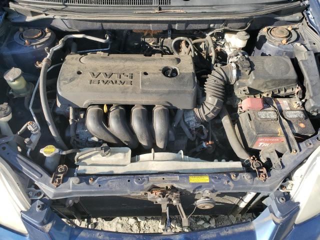 2T1KR32E17C657043 - 2007 TOYOTA COROLLA MA XR BLUE photo 11