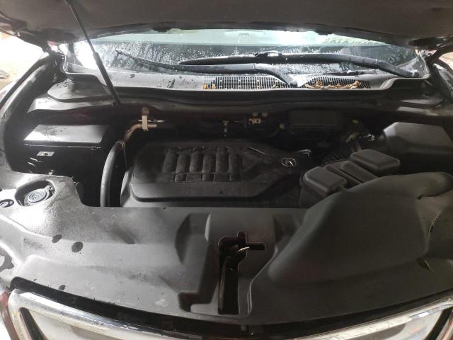 5FRYD4H48EB030067 - 2014 ACURA MDX TECHNOLOGY MAROON photo 12