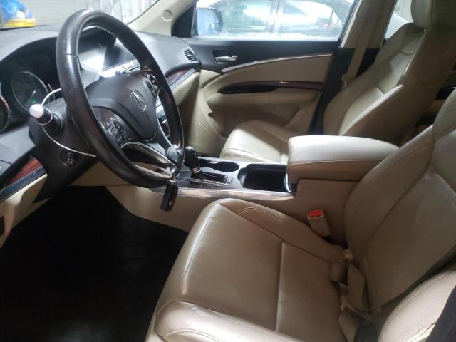 5FRYD4H48EB030067 - 2014 ACURA MDX TECHNOLOGY MAROON photo 7