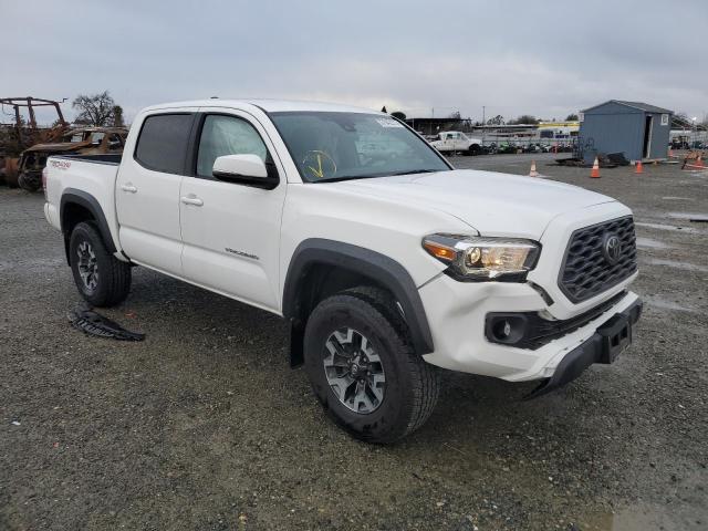 3TMCZ5AN4MM390551 - 2021 TOYOTA TACOMA DOUBLE CAB WHITE photo 4