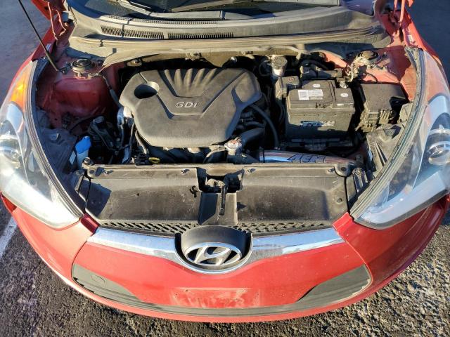 KMHTC6AD6CU066229 - 2012 HYUNDAI VELOSTER RED photo 11