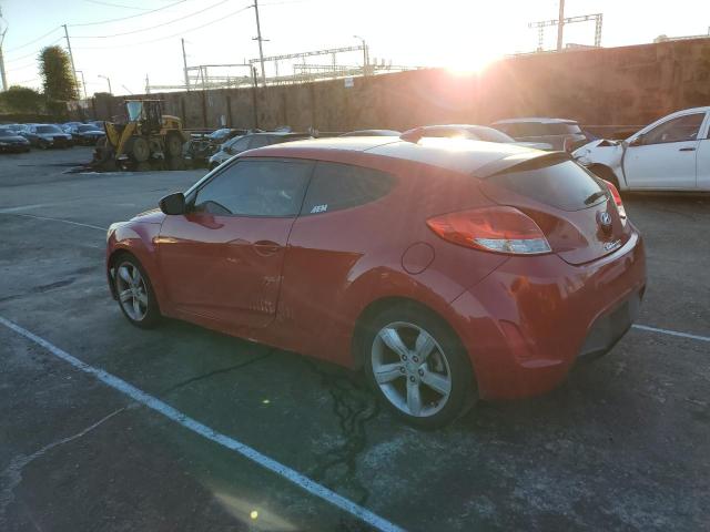 KMHTC6AD6CU066229 - 2012 HYUNDAI VELOSTER RED photo 2