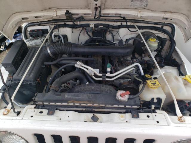 1J4FA39S36P734543 - 2006 JEEP WRANGLER X WHITE photo 11