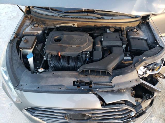 5NPE24AF4JH728757 - 2018 HYUNDAI SONATA SE GRAY photo 11