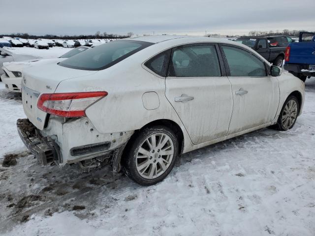 3N1AB7AP0EY324441 - 2014 NISSAN SENTRA S WHITE photo 3