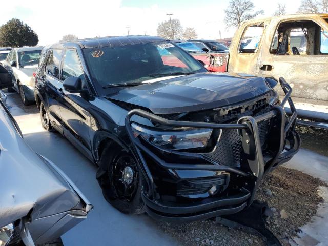 1FM5K8AB9LGD08631 - 2020 FORD EXPLORER POLICE INTERCEPTOR BLACK photo 4