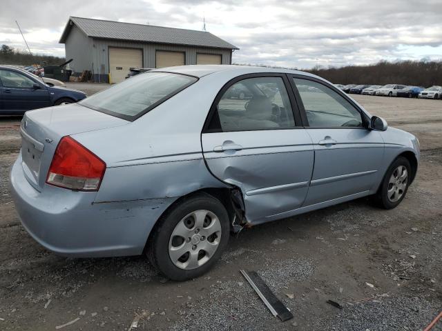 KNAFE121685525213 - 2008 KIA SPECTRA EX BLUE photo 3