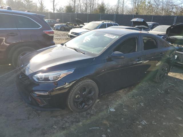 3KPF24AD2KE025179 - 2019 KIA FORTE FE BLACK photo 1