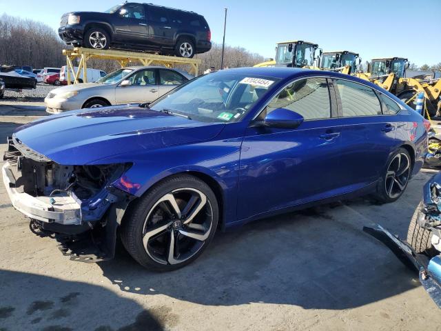 1HGCV1F35JA152598 - 2018 HONDA ACCORD SPORT BLUE photo 1