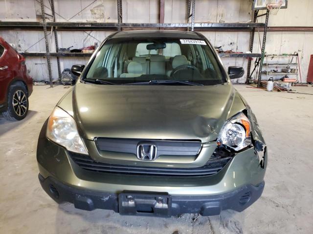 JHLRE483X7C110032 - 2007 HONDA CR-V LX GREEN photo 5