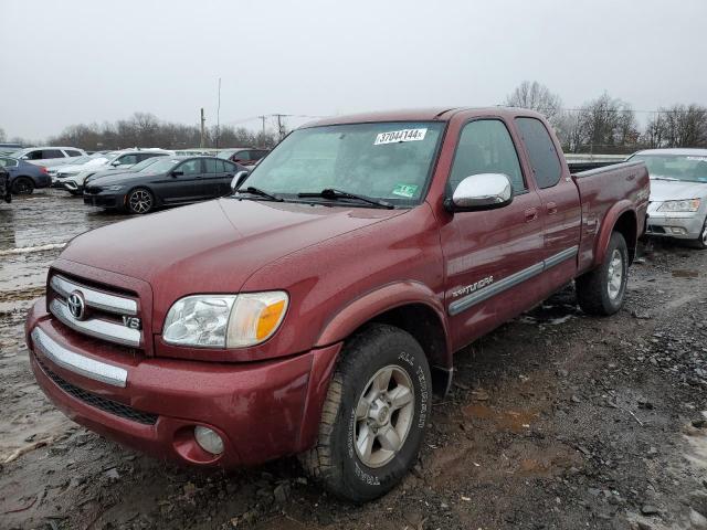 5TBBT44156S486619 - 2006 TOYOTA TUNDRA ACCESS CAB SR5 RED photo 1