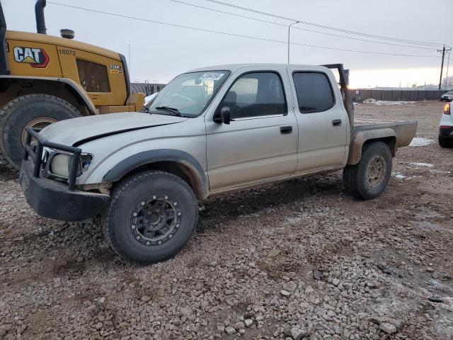 5TEHN72N52Z885143 - 2002 TOYOTA TACOMA DOUBLE CAB SILVER photo 1