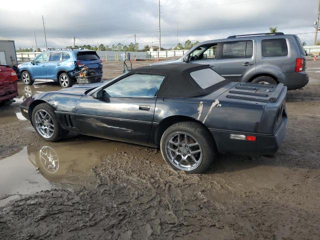 1G1YY3388L5101480 - 1990 CHEVROLET CORVETTE BLACK photo 2