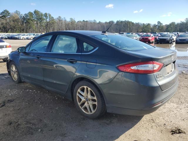 1FA6P0H74F5123258 - 2015 FORD FUSION SE GREEN photo 2