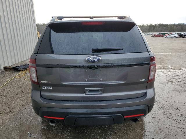 1FM5K8GT9FGB63515 - 2015 FORD EXPLORER SPORT GRAY photo 6