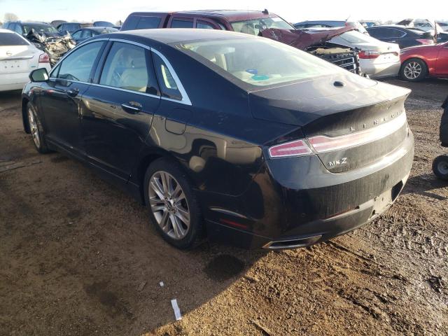 3LN6L2JK9ER833389 - 2014 LINCOLN MKZ BLACK photo 2