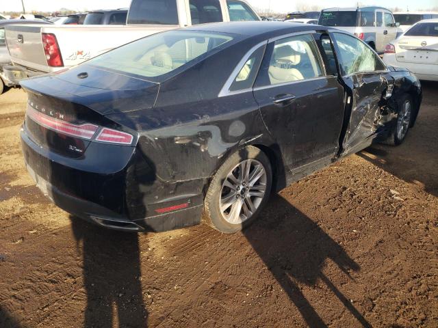 3LN6L2JK9ER833389 - 2014 LINCOLN MKZ BLACK photo 3