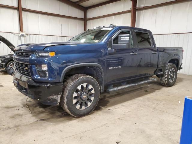 1GC4YME72MF246414 - 2021 CHEVROLET silverado K2500 CUSTOM BLUE photo 1