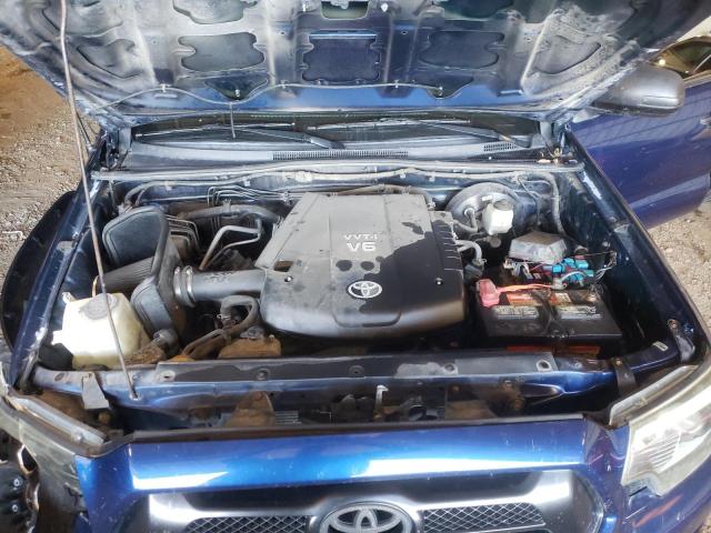 5TFJU4GN3EX054697 - 2014 TOYOTA TACOMA DOUBLE CAB PRERUNNER BLUE photo 11