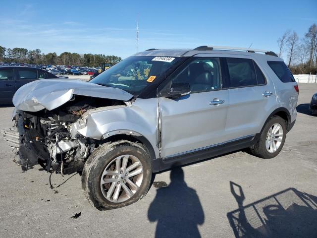 1FM5K7D87FGB56198 - 2015 FORD EXPLORER XLT SILVER photo 1