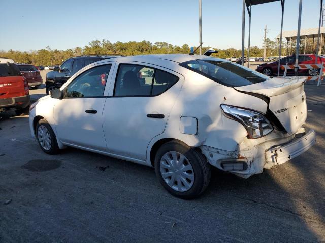 3N1CN7AP4KL805396 - 2019 NISSAN VERSA S WHITE photo 2