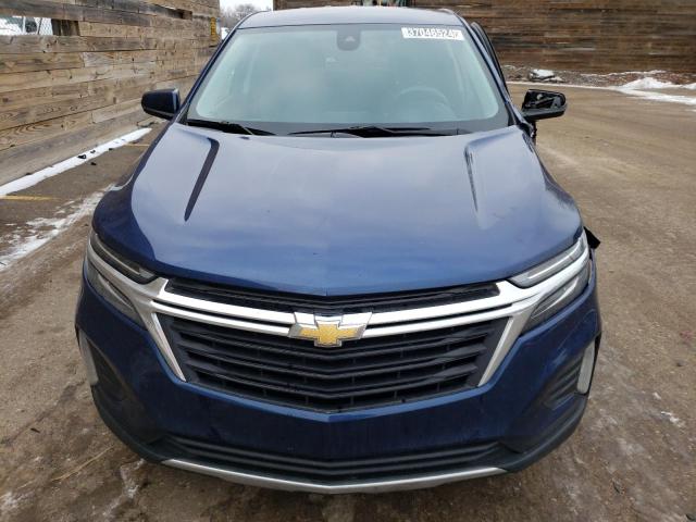 2GNAXKEV1N6112750 - 2022 CHEVROLET EQUINOX LT BLUE photo 5