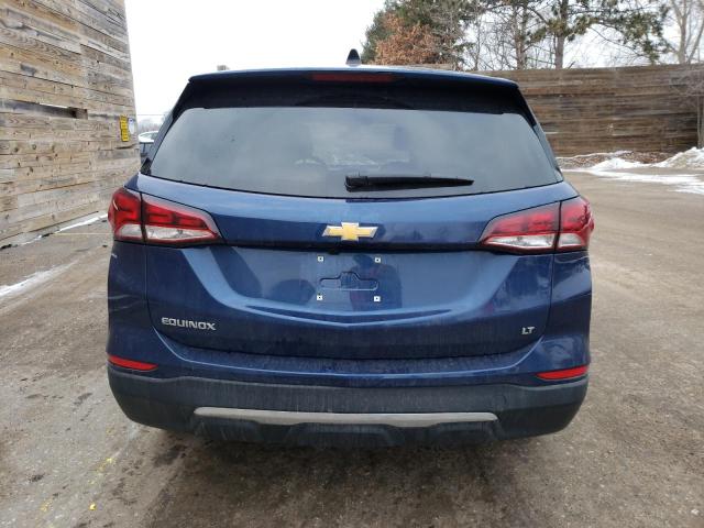 2GNAXKEV1N6112750 - 2022 CHEVROLET EQUINOX LT BLUE photo 6